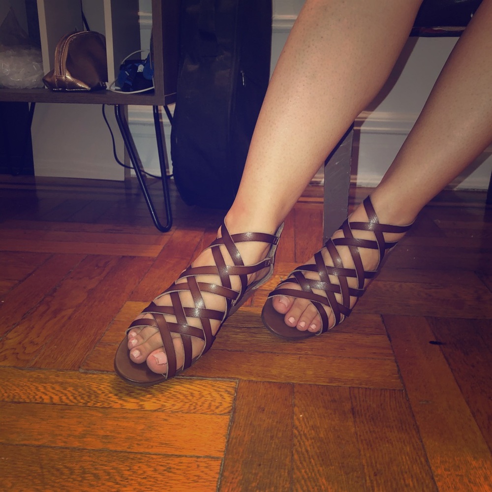 Blowfish Strappy Wedge Sandals